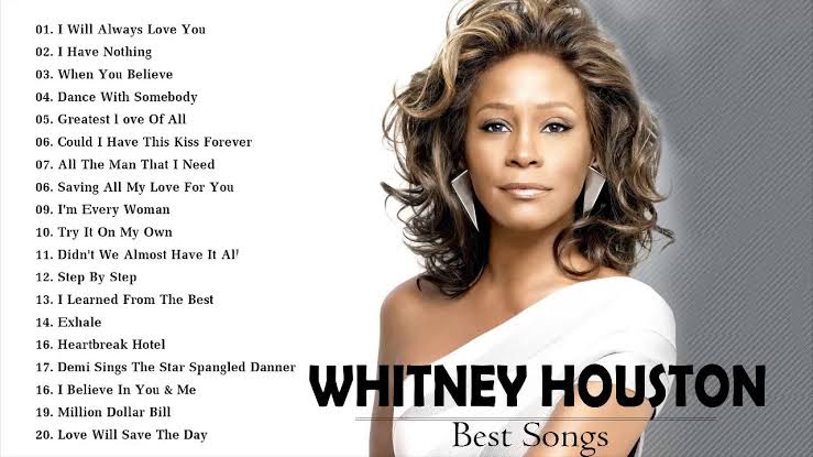 Best Songs Of Whitney Houston Mix